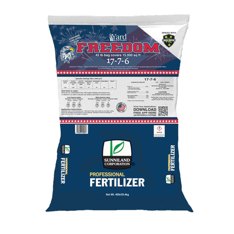 17-7-6 Yard Mastery Freedom Fertilizer  3% chelated Iron, Magnesium and Bio-Nite - Granular Lawn Fertilizer