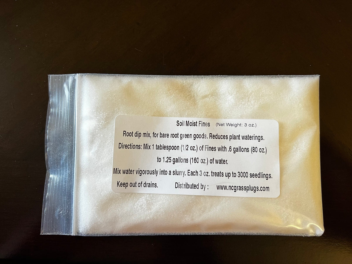 Soil Moist NC Grass Plugs