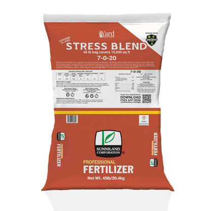 7-0-20 Stress Blend 3% Iron - Bio-Nite - Granular Lawn Fertilizer - NC Grass Plugs