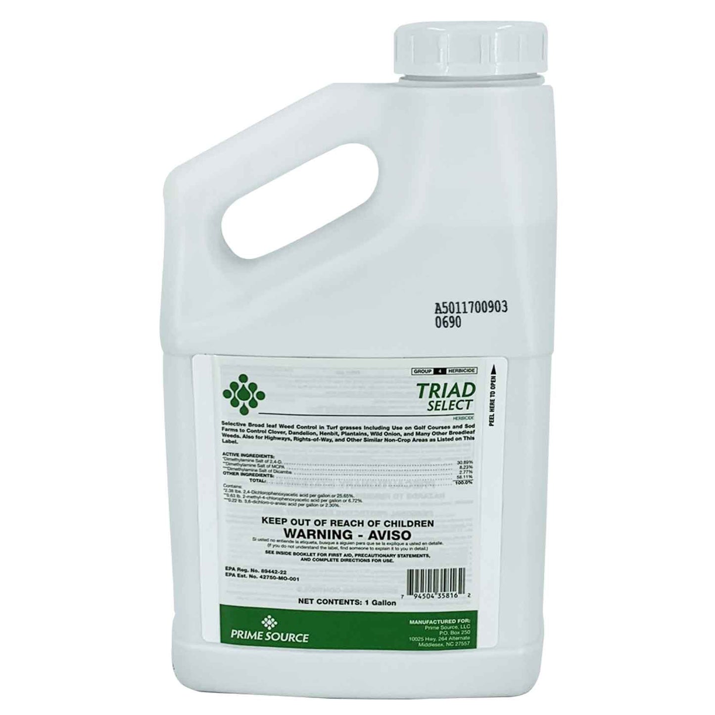 Broadleaf Weed Control - Triad Select 3-Way Herbicide